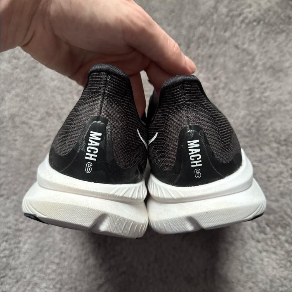 Hoka Charcoal and White Athletic Shoes - Picture 4 of 6